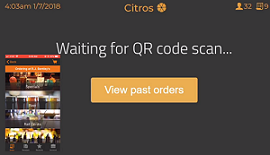 Citros Bar POS screenshot