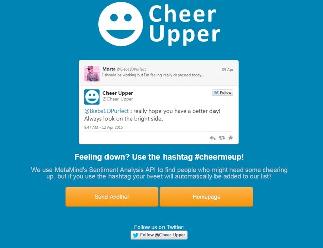 CheerUpper screenshot