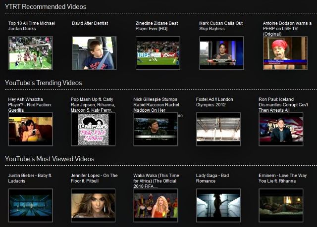YouTube RealTime screenshot
